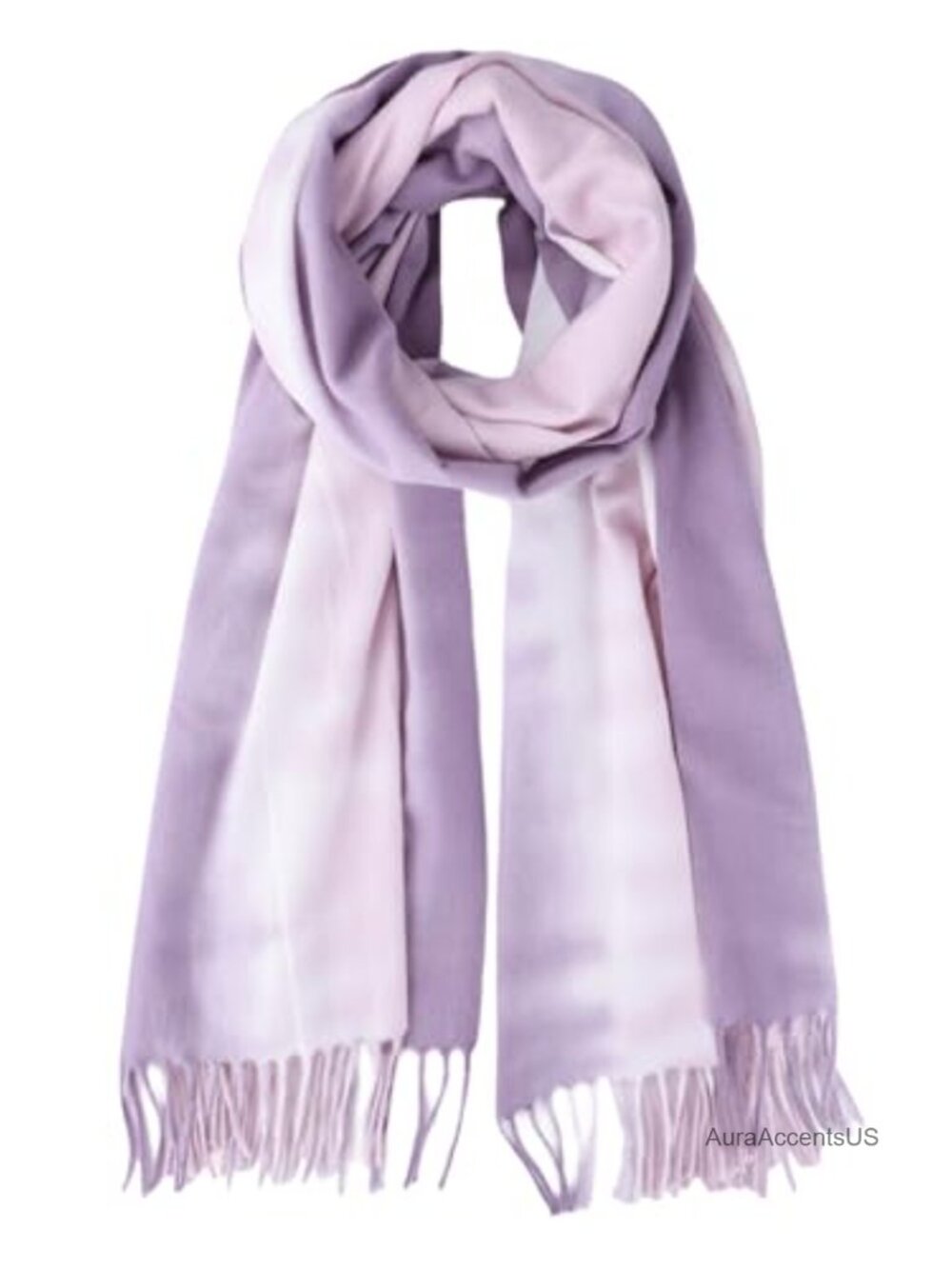 Women Winter Scarf Shawl Wrap Blanket Thick Furry Tassels Long